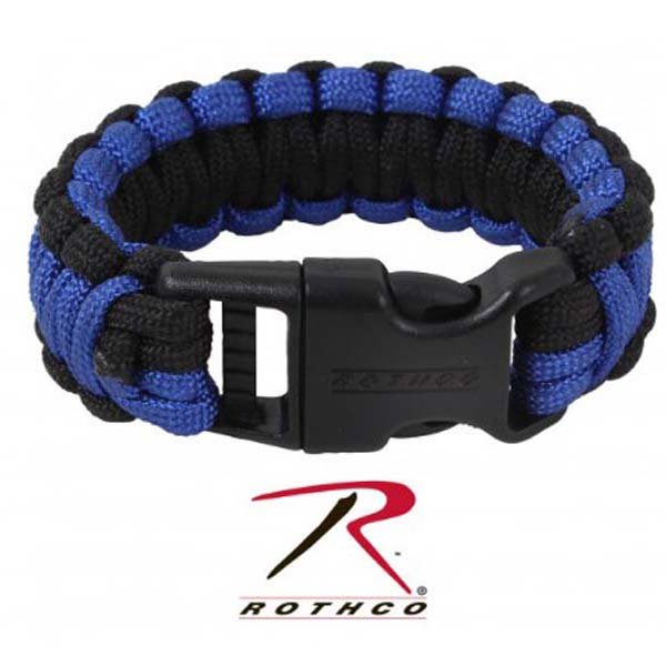 Rothco Deluxe Thin Blue Line Paracord Br