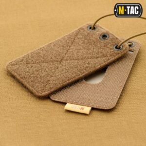 M-TAC TACTICAL BADGE HOLDER HANGING ID CARD CASE HOOK SURFACE DRAW CORD