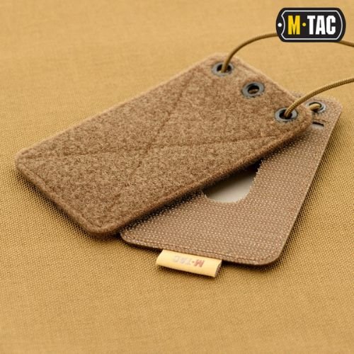 M-TAC TACTICAL BADGE HOLDER HANGING ID CARD CASE HOOK SURFACE DRAW CORD