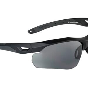 Skyray frame rubber black, lens smoke sparelens clear